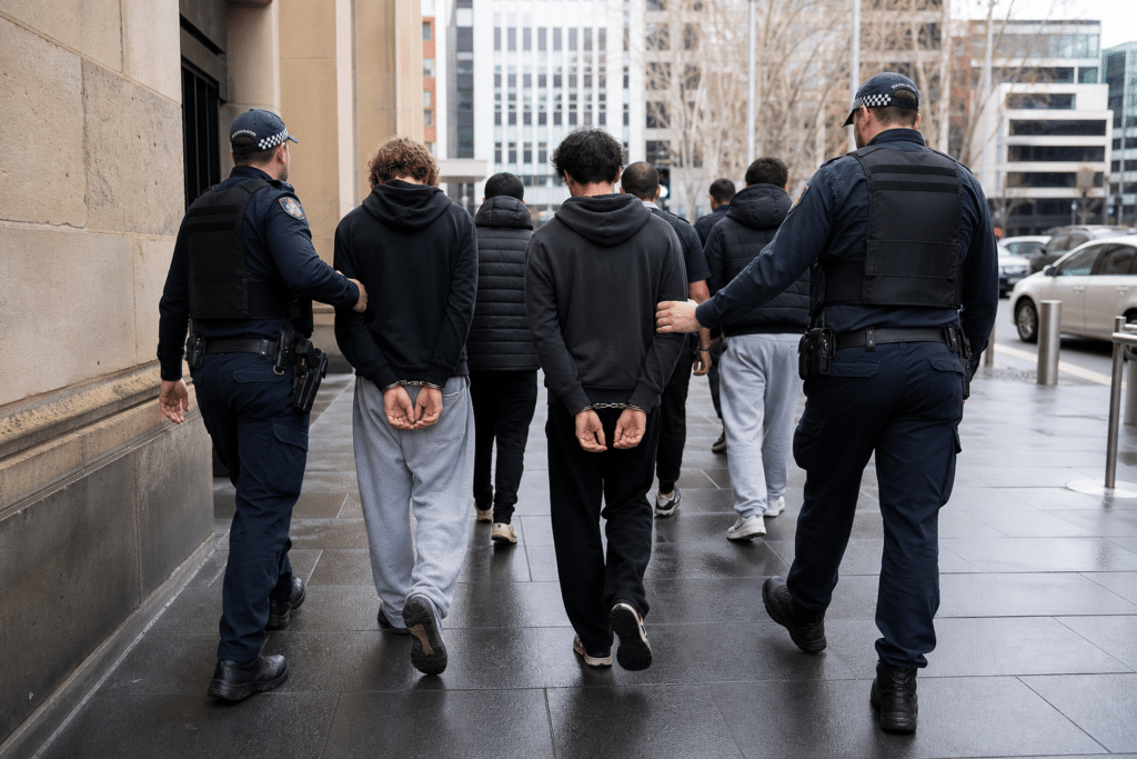 Six youths arrested after alleged Hobart CBD assaults