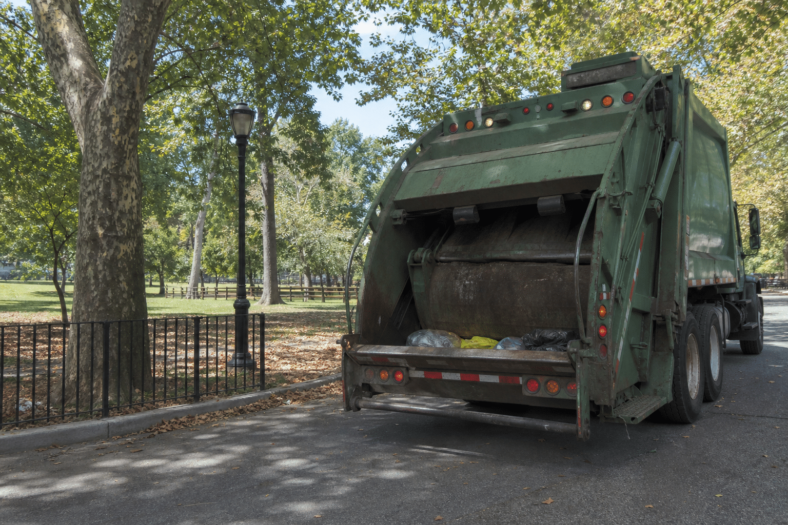 Man Dies After Garbage Truck Reverses in Queens Park