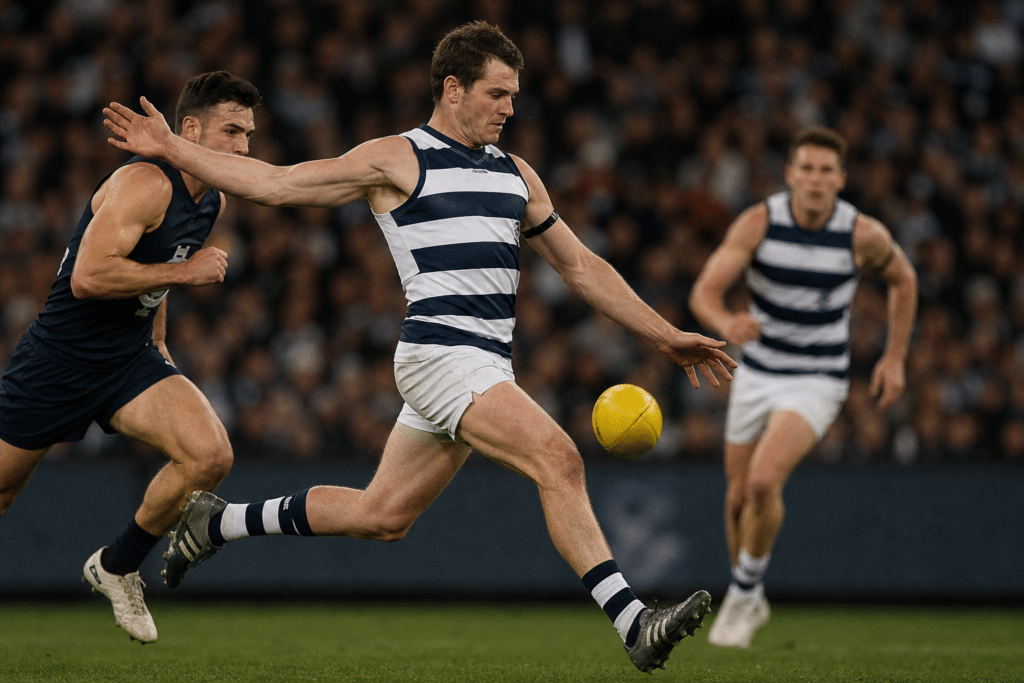 Dangerfield fires Geelong past Carlton in AFL elimination final