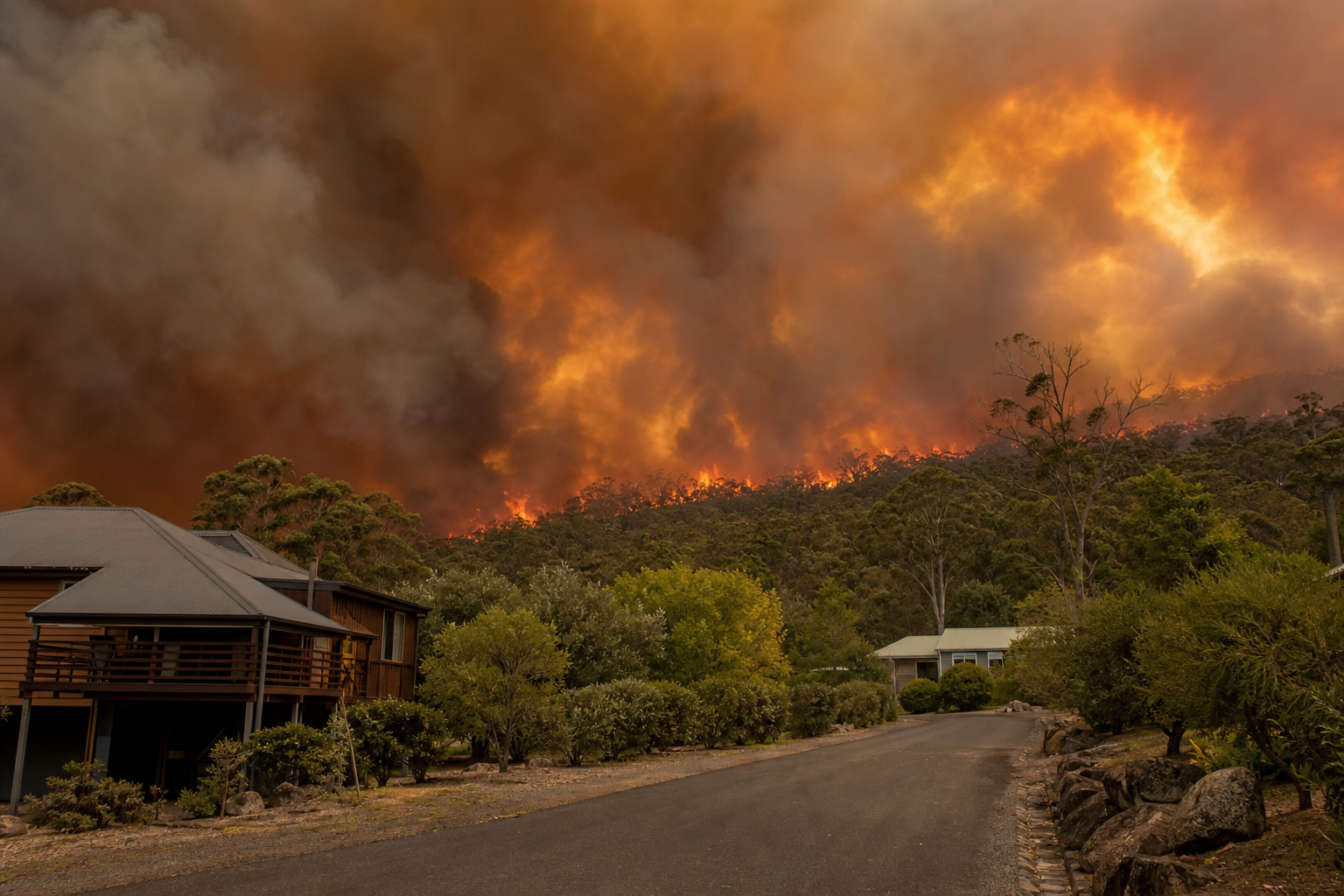 Seek Shelter Warning Issued for Teelah Bushfire