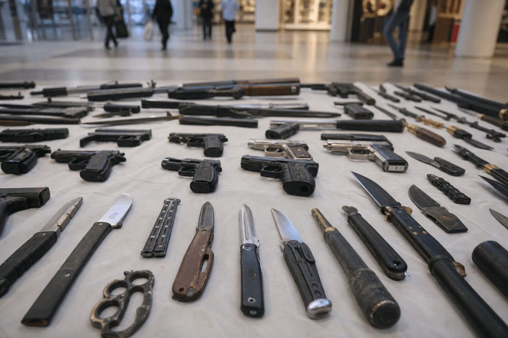 SA Police Seize 80 Weapons in Shopping Centres