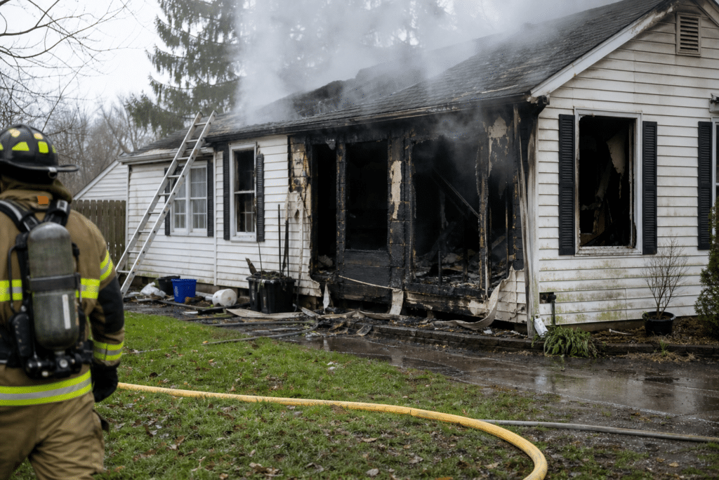 Man Critical After Marion House Fire