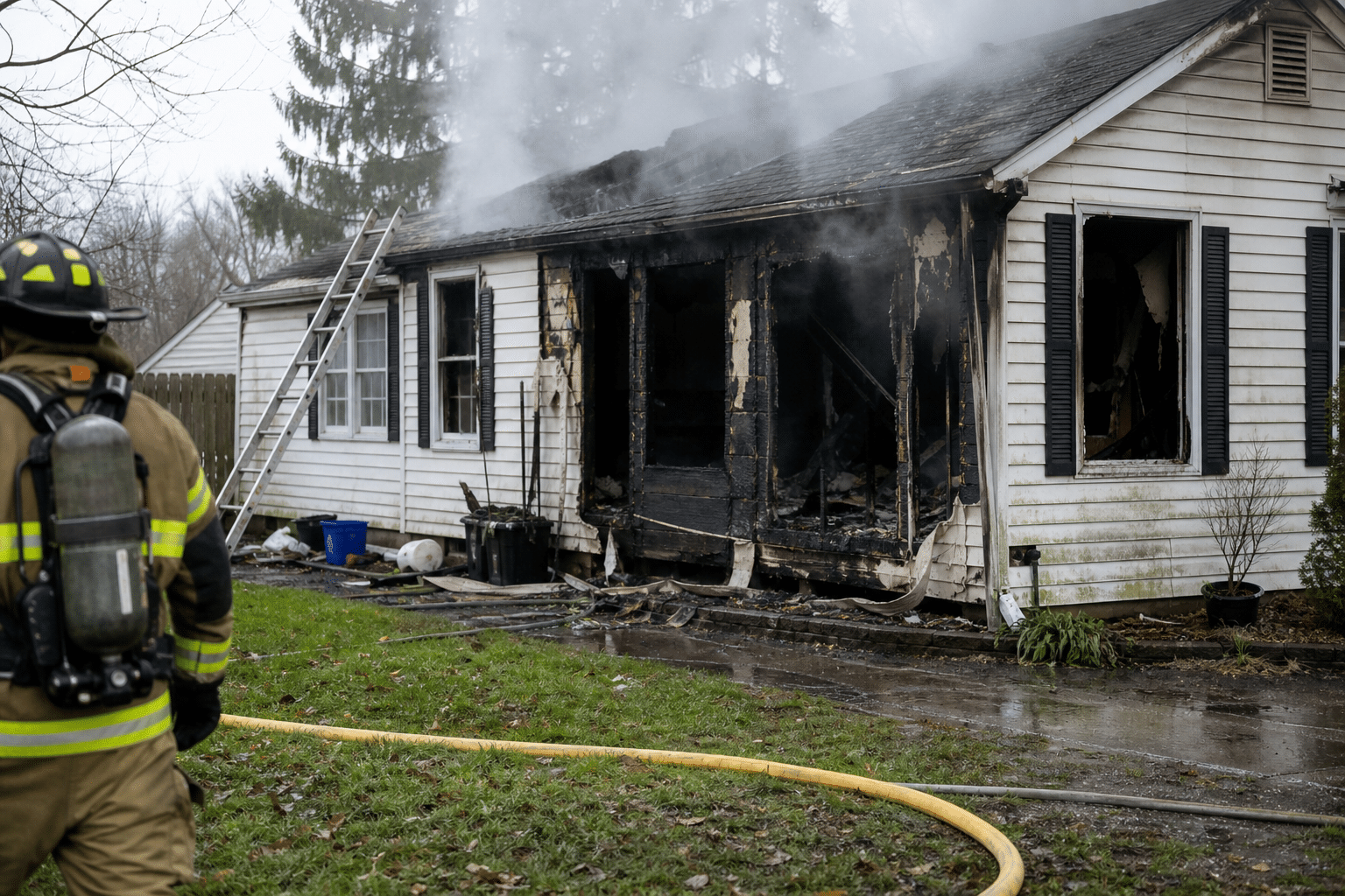 Man Critical After Marion House Fire
