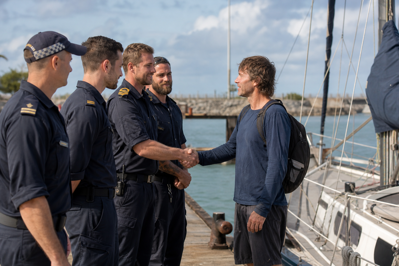 Darwin rescuers honoured after sailor’s four-week ordeal