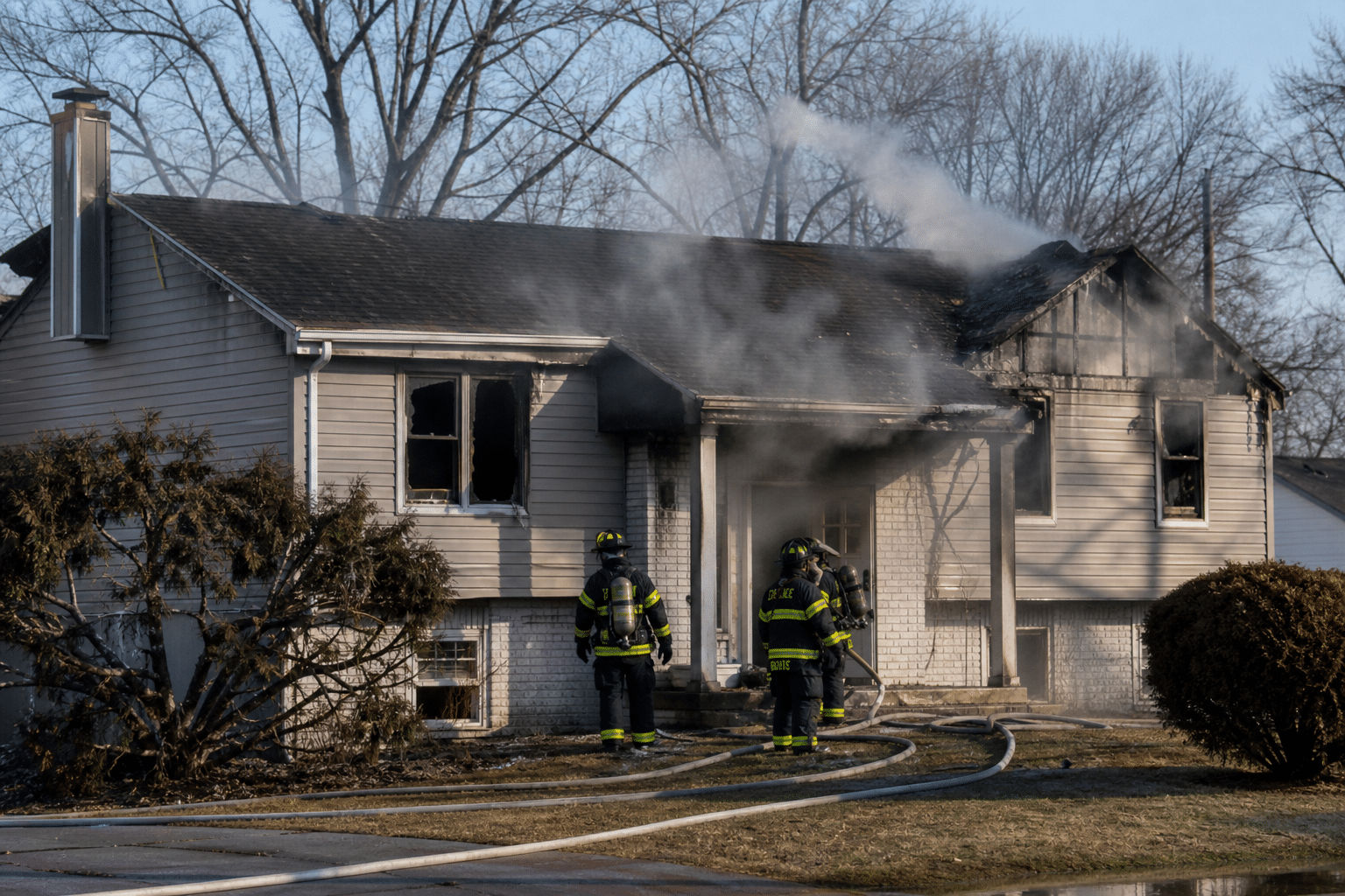 Three Escape Suspicious Woodridge House Fire