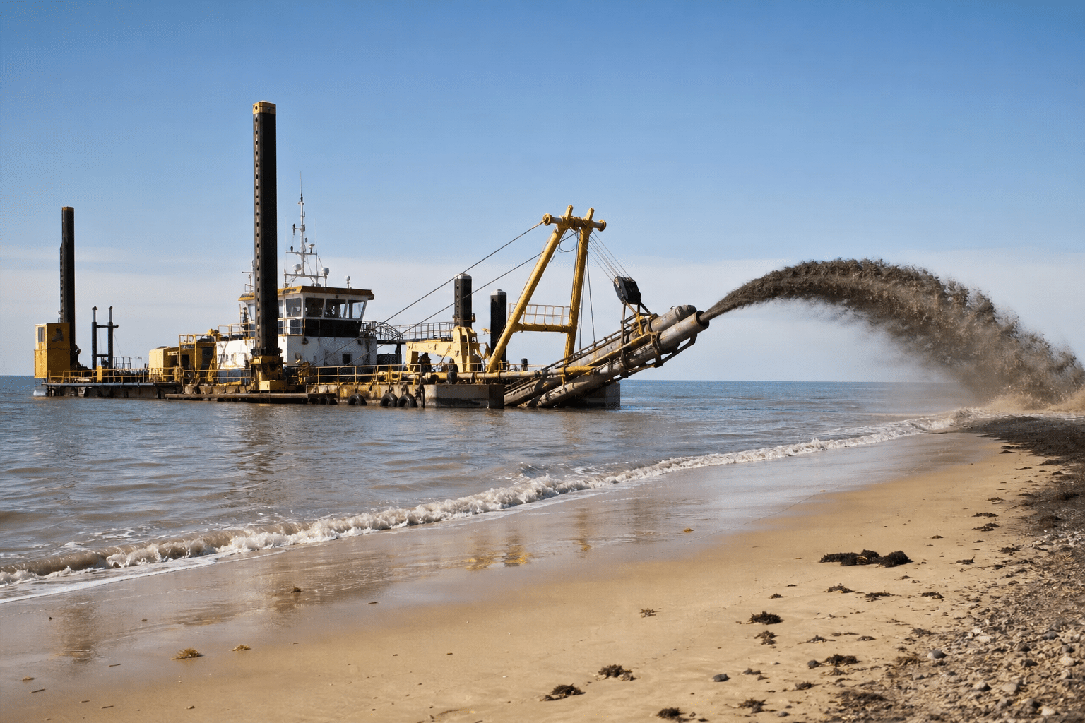 Dredging starts to restore Moore Park Beach