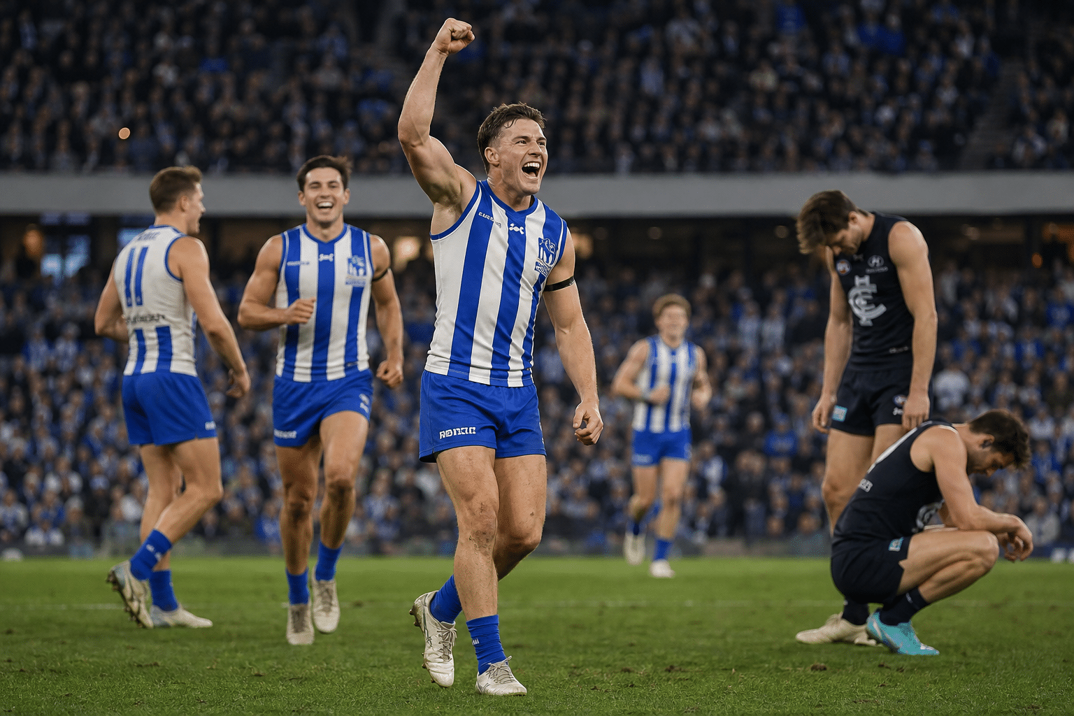 Kangaroos Extend Record Winning Streak Against Carlton