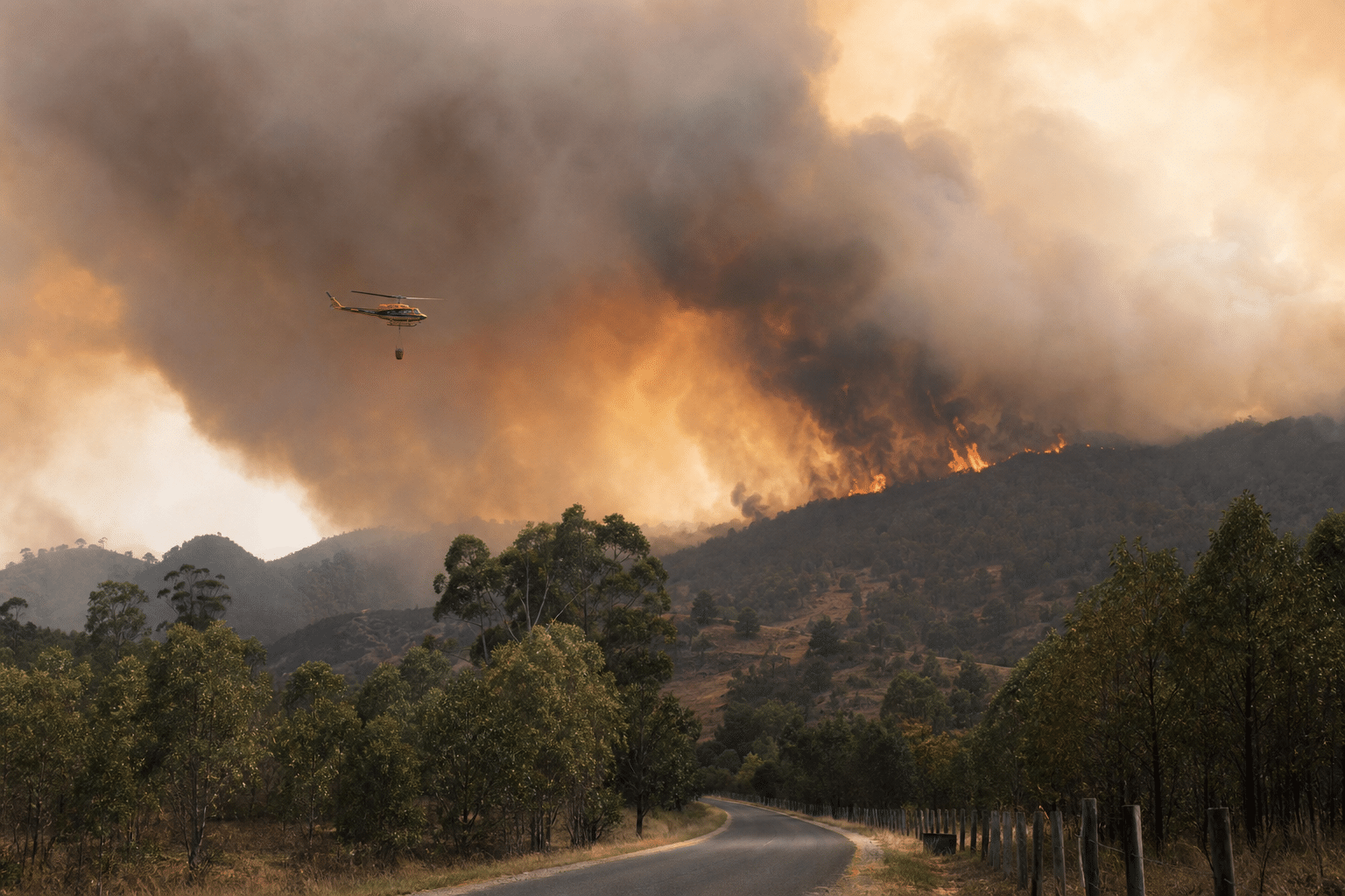 Emergency warning issued for Blackmore bushfire