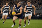 Fremantle Leads Geelong in Perth Semifinal