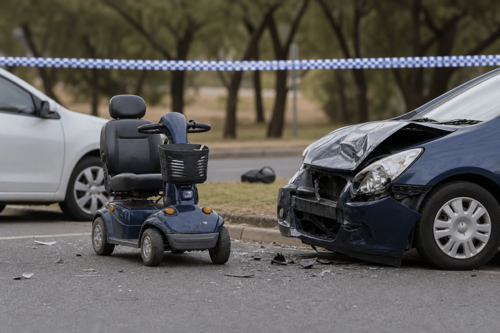 Mobility scooter rider dies after Canberra collision