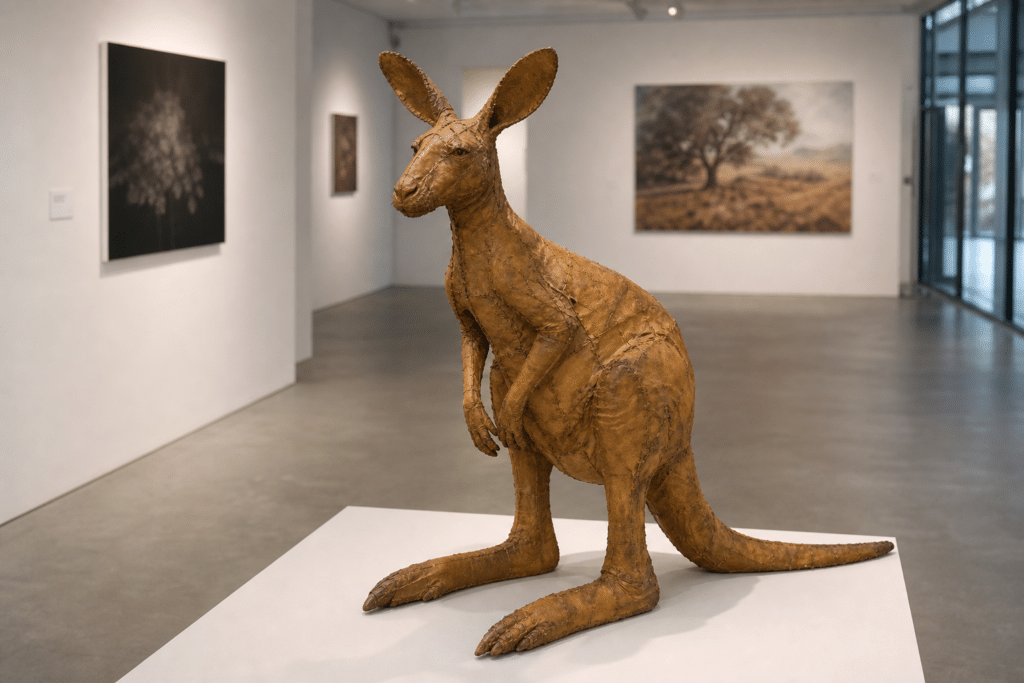 Kangaroo Skin Sculpture Wins Napier Waller Art Prize