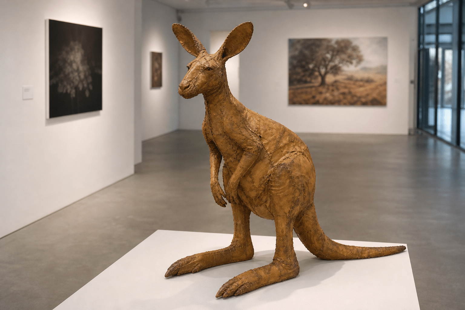 Kangaroo Skin Sculpture Wins Napier Waller Art Prize