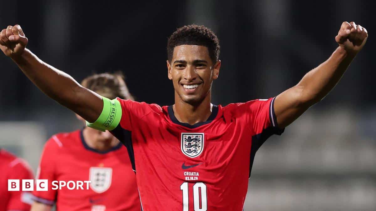 Bellingham Shines as England Beat Croatia 7-0