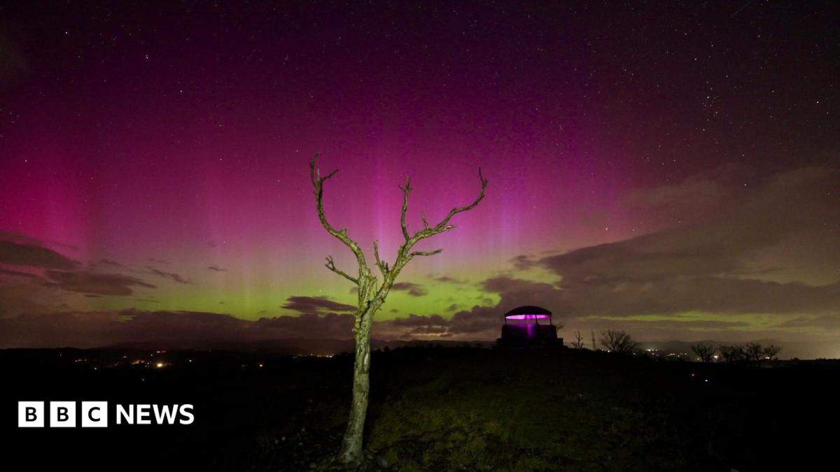 Northern Lights illuminate skies across the UK