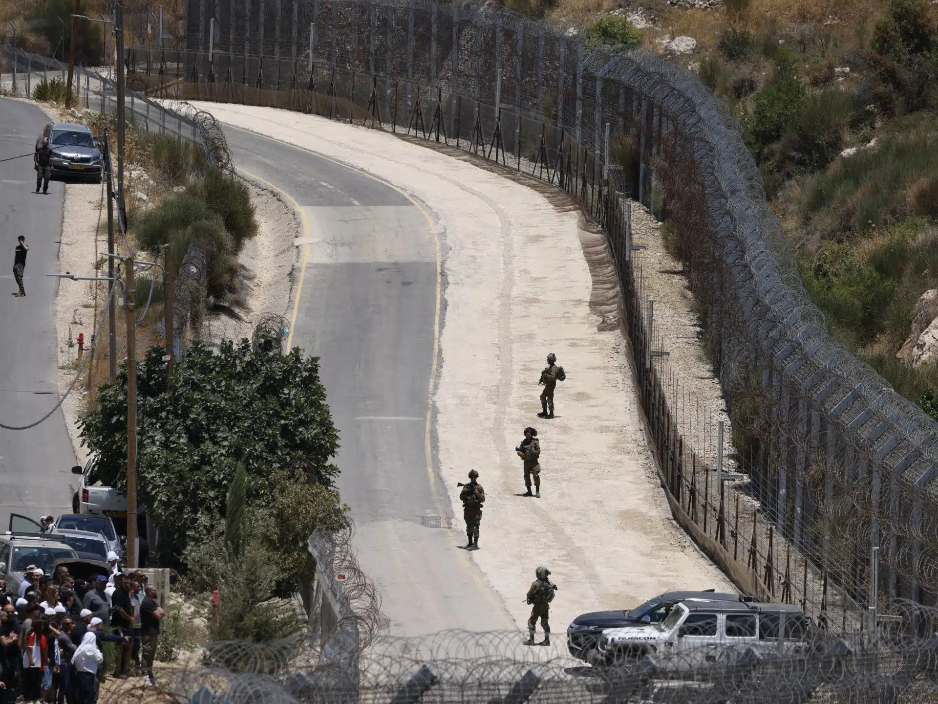 Israeli Drone Attack Wounds Six Near Syria Border