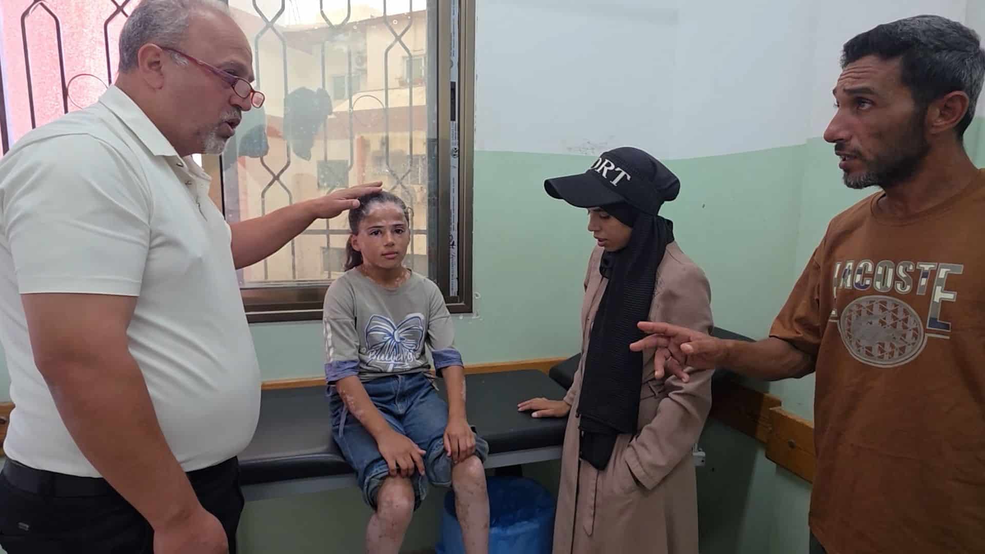 Gaza child speaks of autoimmune condition after war