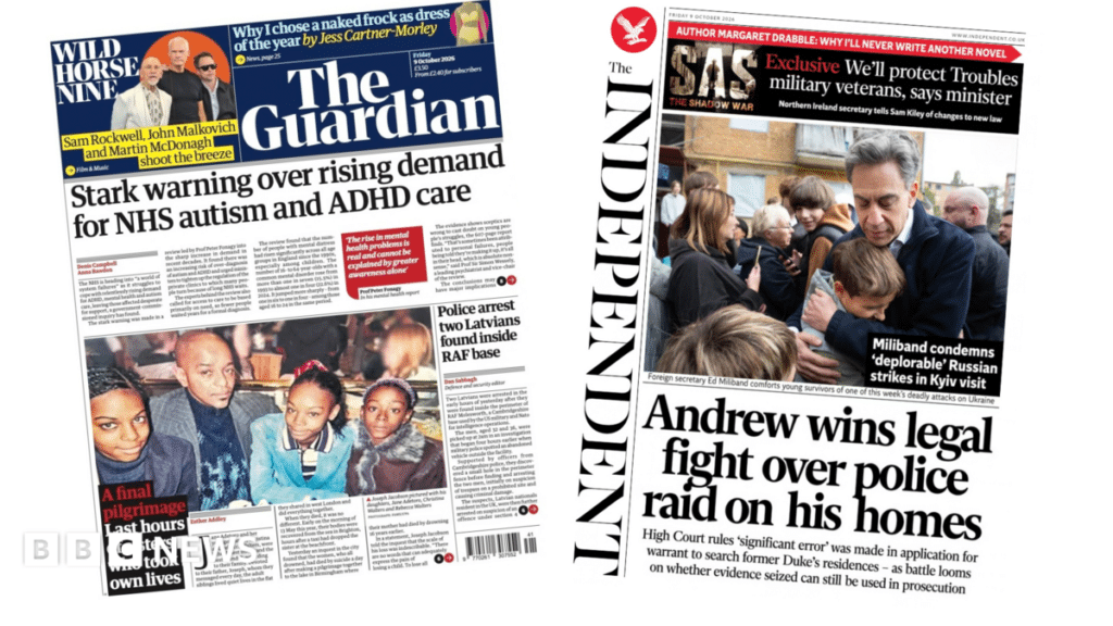 Papers Focus on ADHD Review and Andrew Warrant Ruling