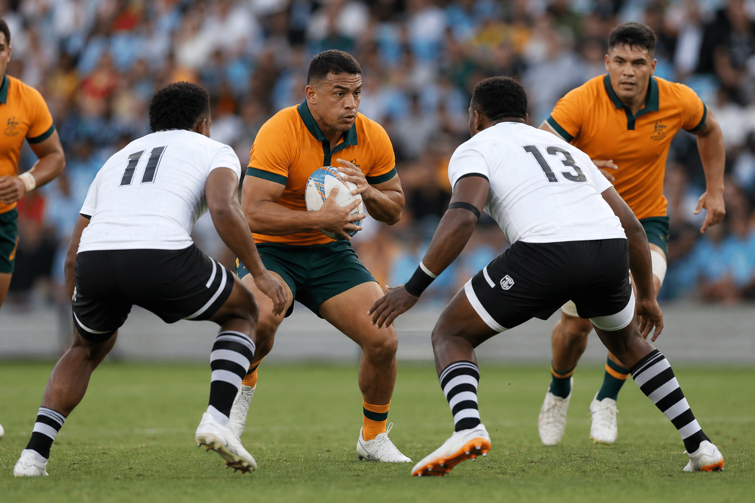 Kangaroos Meet Fiji in World Cup Round Two