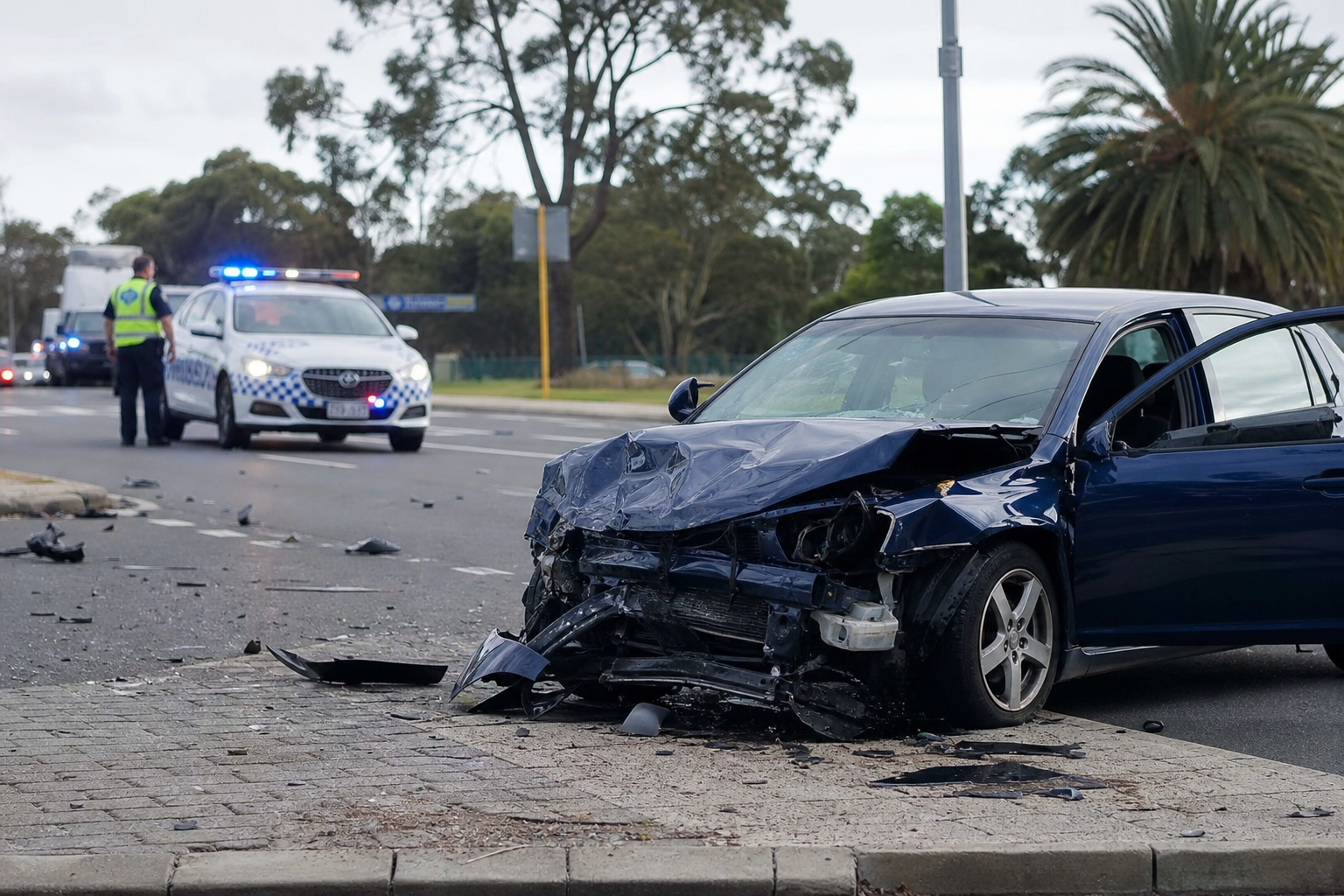 Man Charged After Perth Police Chase Crash