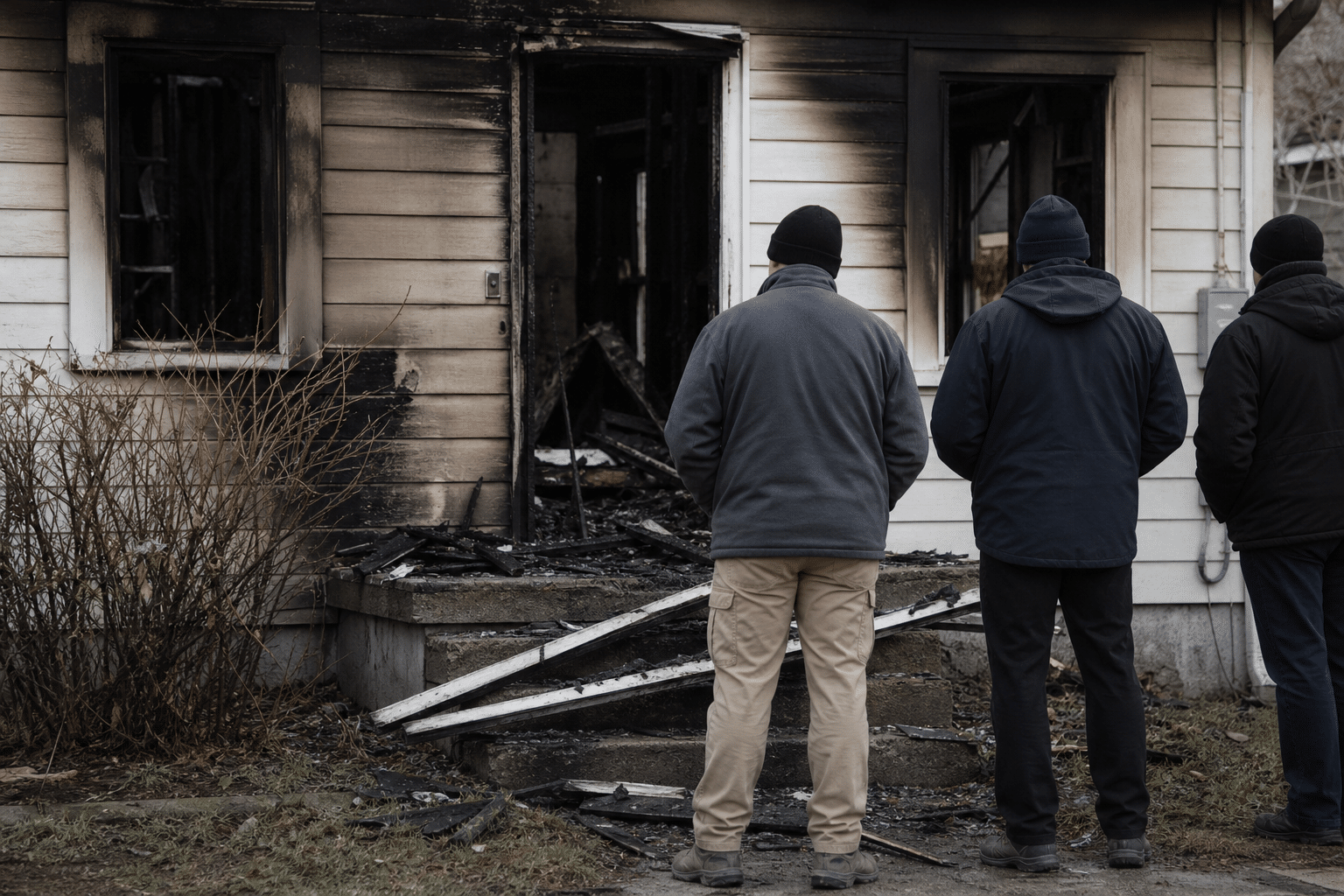 Four Charged Over Alleged Cobden House Arson