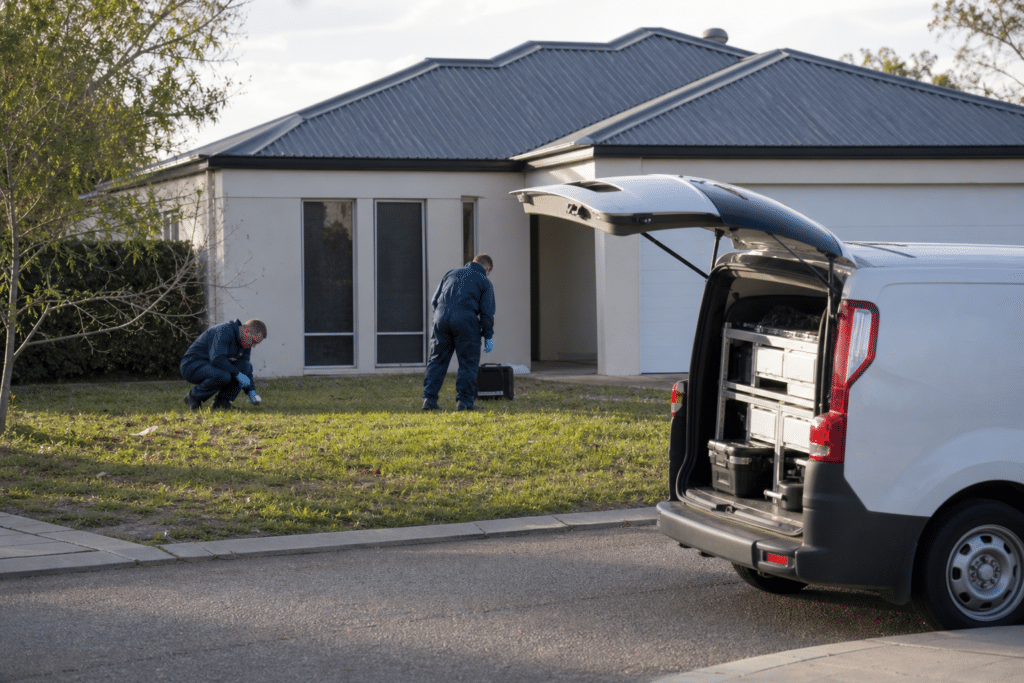 Homicide detectives investigate death at Orelia house