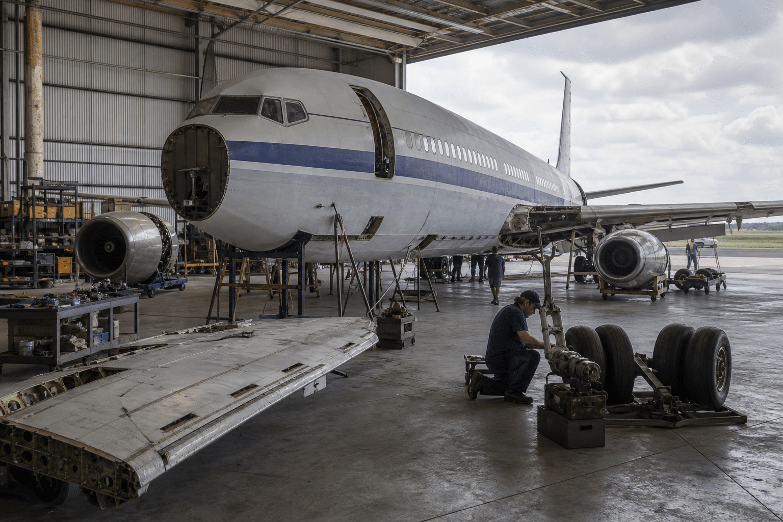 US Team Reassembles Travolta’s Former Boeing 707