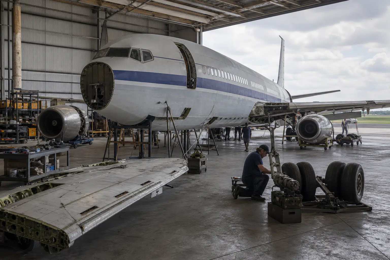 US Team Reassembles Travolta’s Former Boeing 707