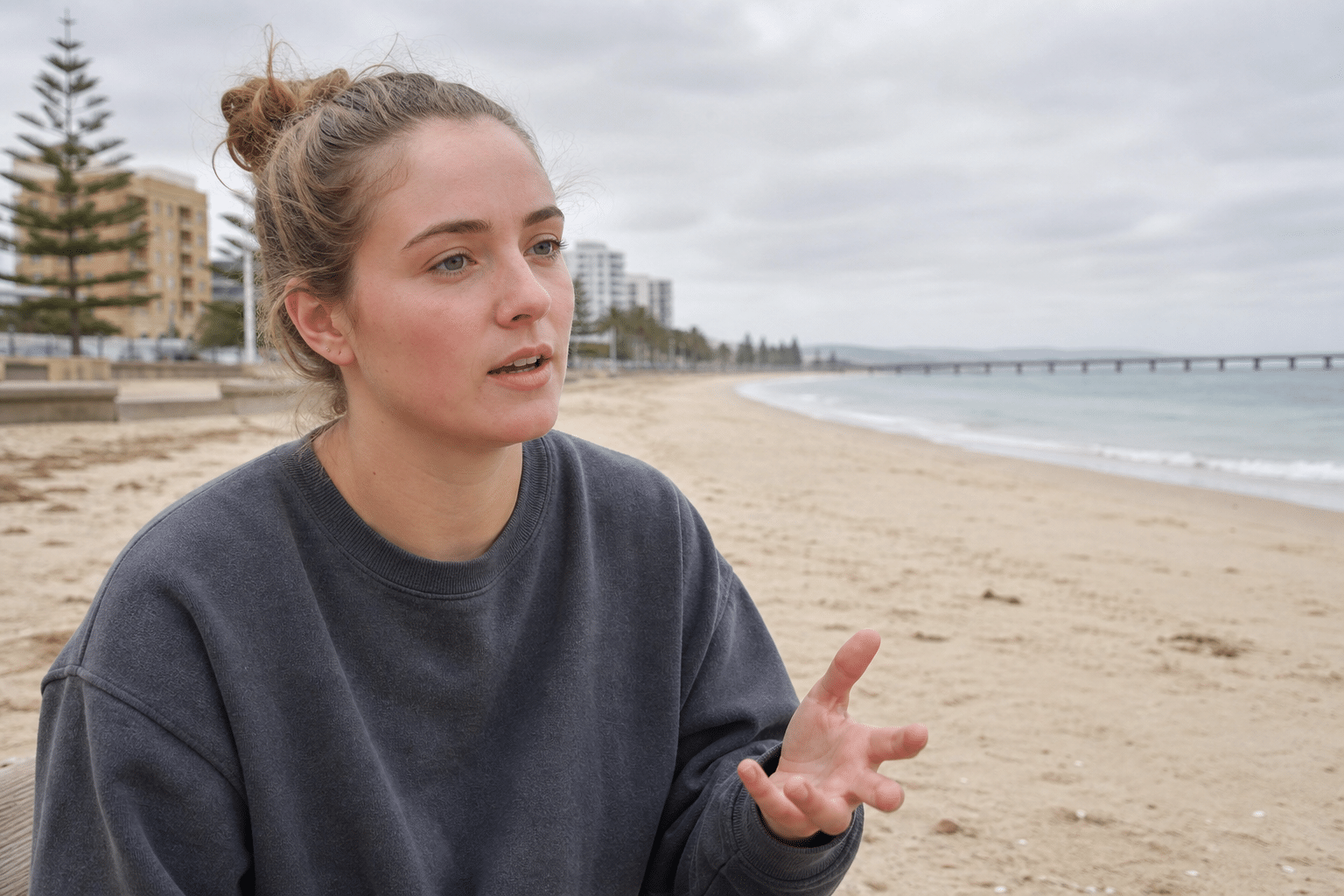 Woman Describes Glenelg Beach Fight Intervention