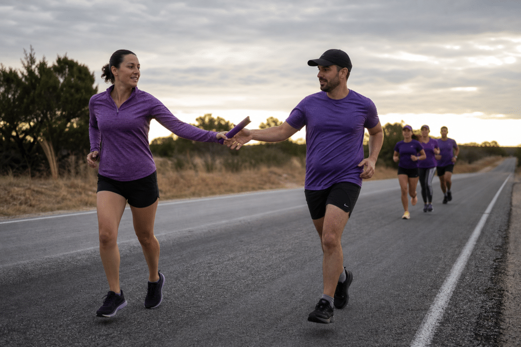 Runners Complete 4,000km Relay for Domestic Violence Awareness