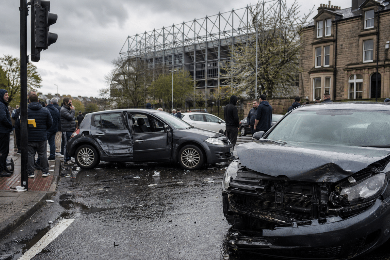 Teen Charged After Newcastle Supporters Crash
