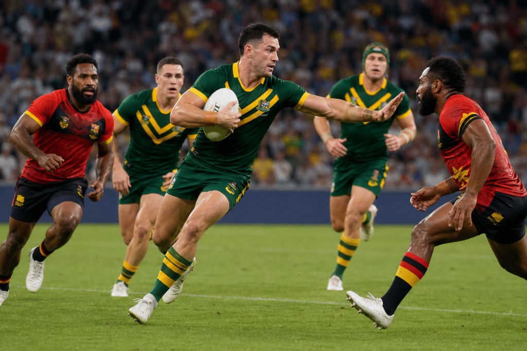 Australia’s Prime Minister’s XIIIs Rout Papua New Guinea