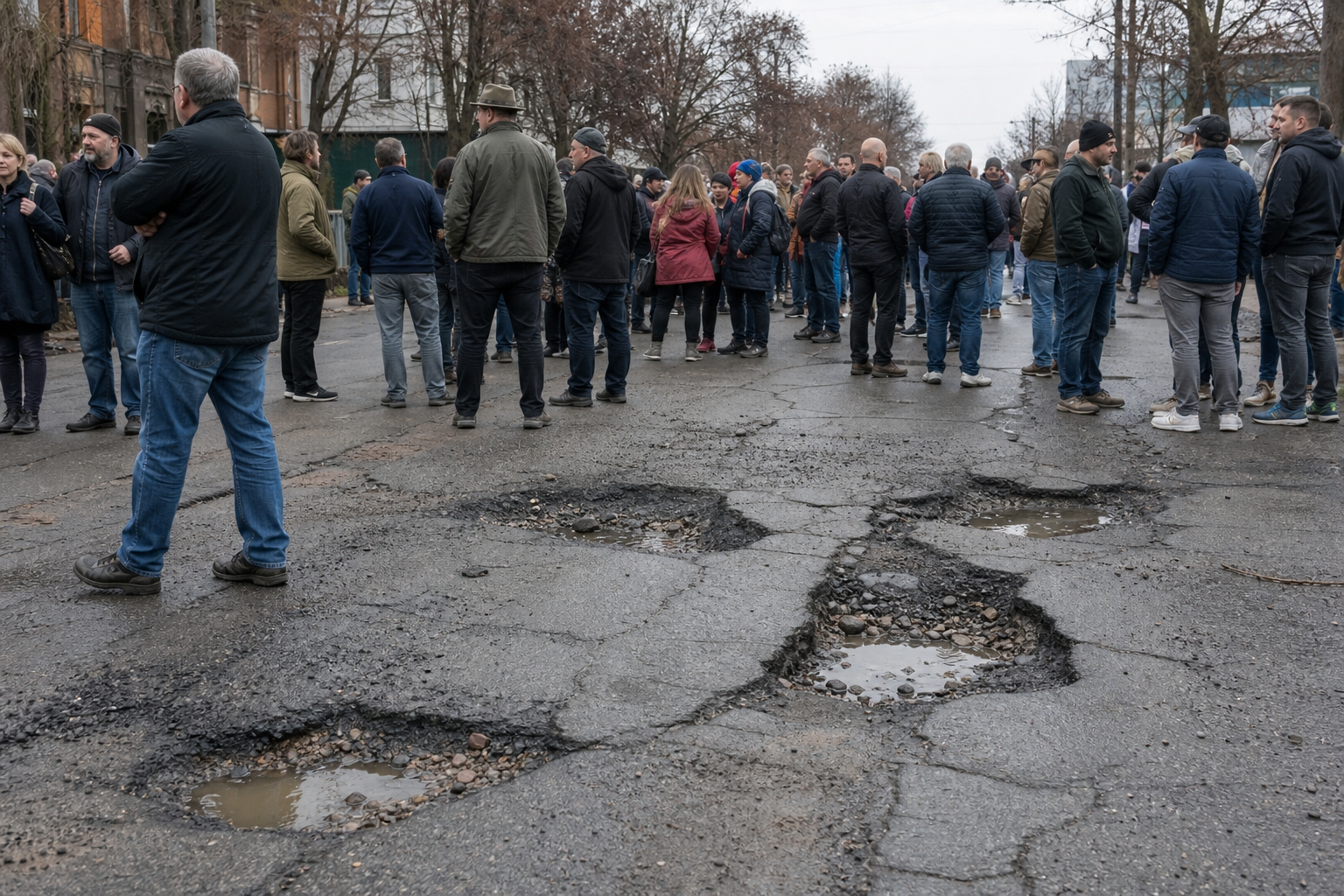 Thousands Rally Over Victorian Road Potholes