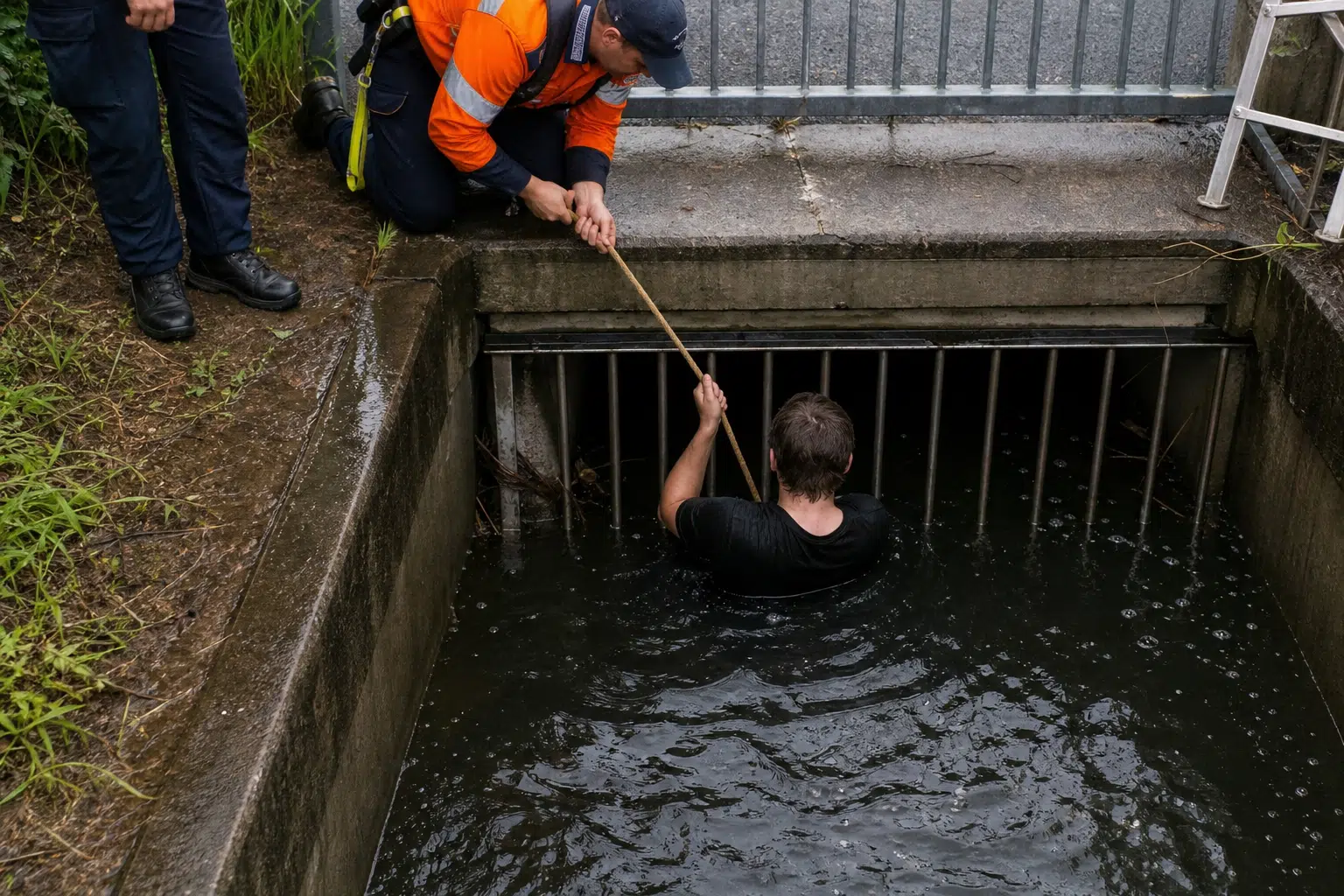Teenager Rescued From Brisbane Stormwater Drain