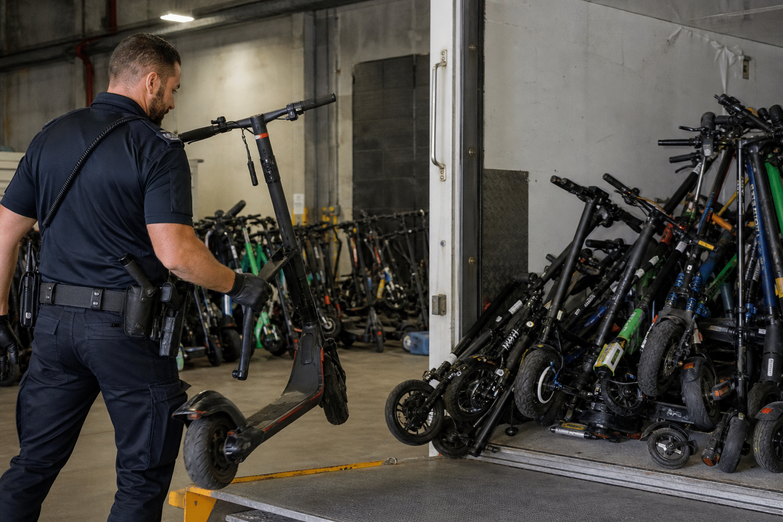 Queensland Police Seize 558 E-Mobility Devices