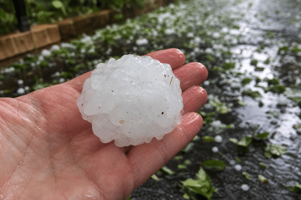 Giant Hail Hits South-East Queensland Storm Areas