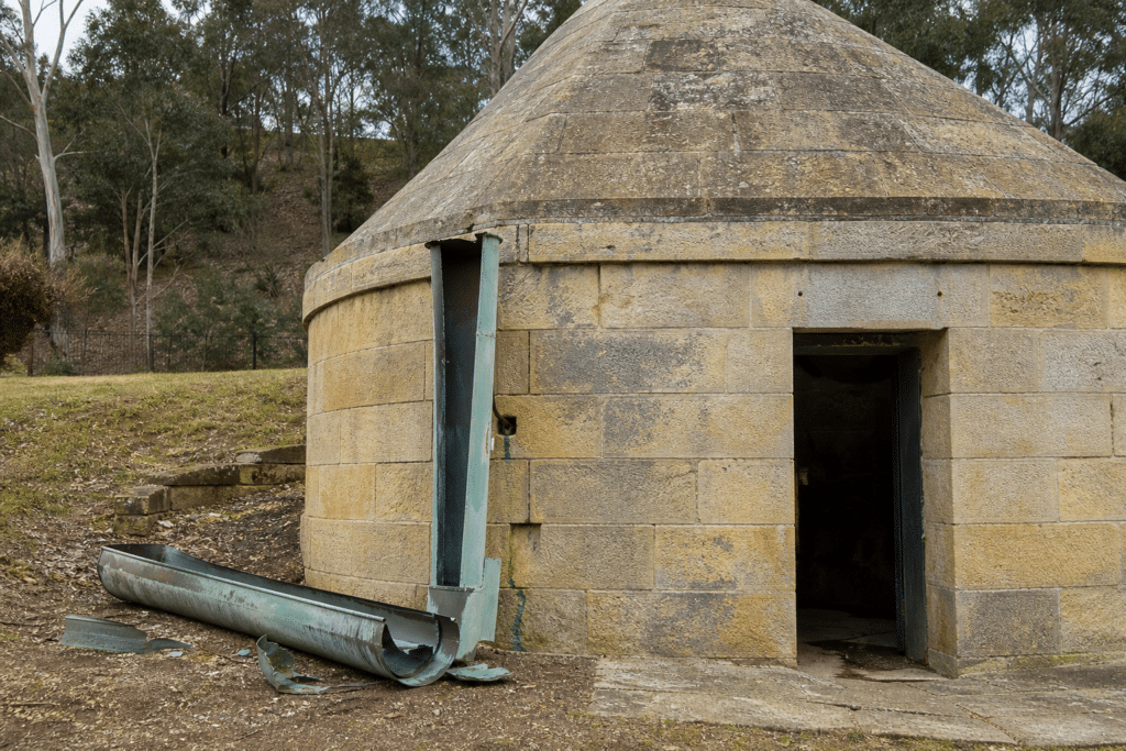 Copper theft damages historic Hobart gunpowder magazine