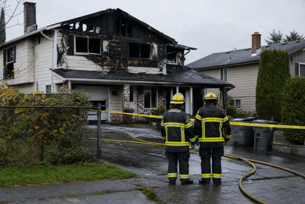 Teen charged over Abbotsford house fire
