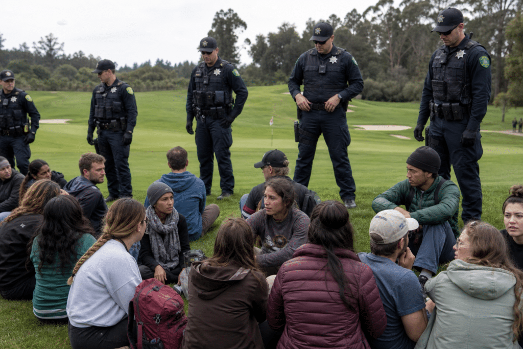 Golf course protesters asked to pay $150,000 in legal fees