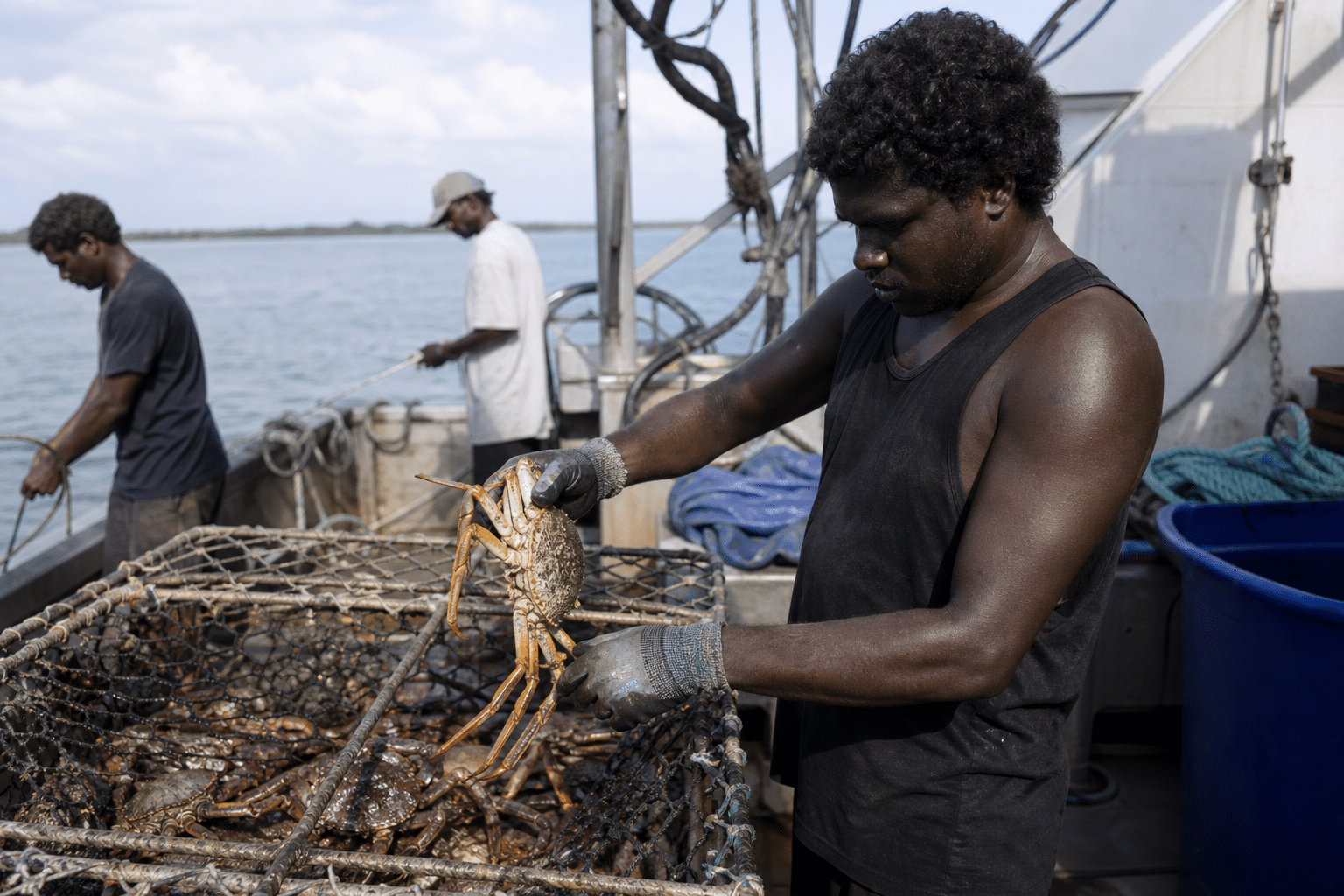 Wadeye crab venture expands commercial fishing workforce