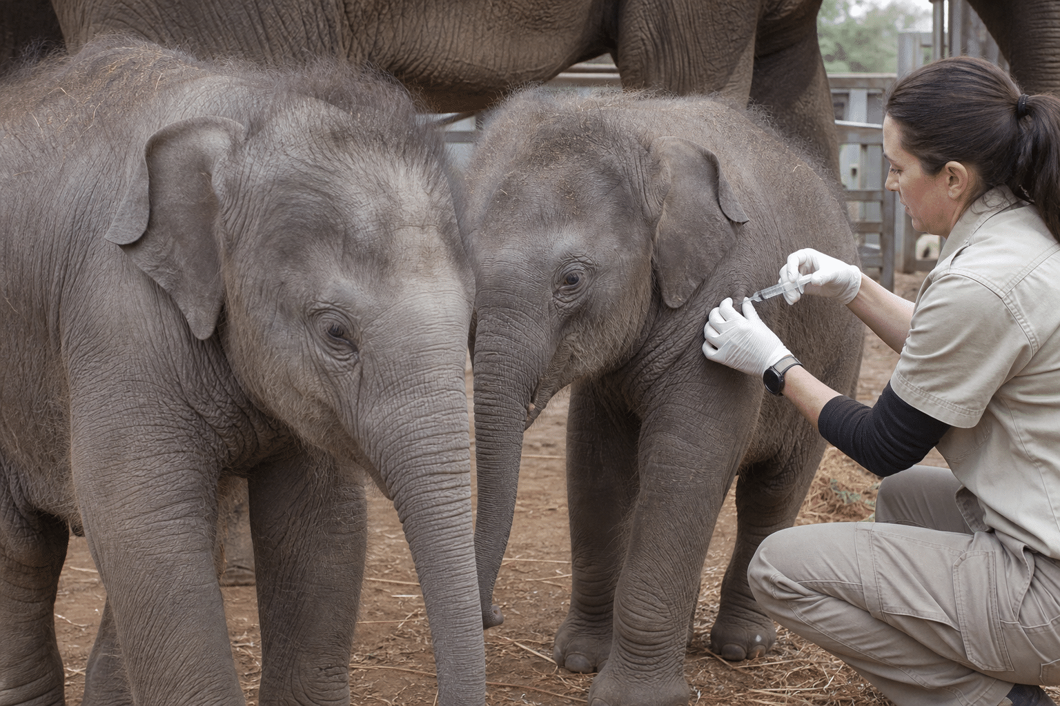 Werribee Elephant Calves Join Deadly Virus Vaccine Trial