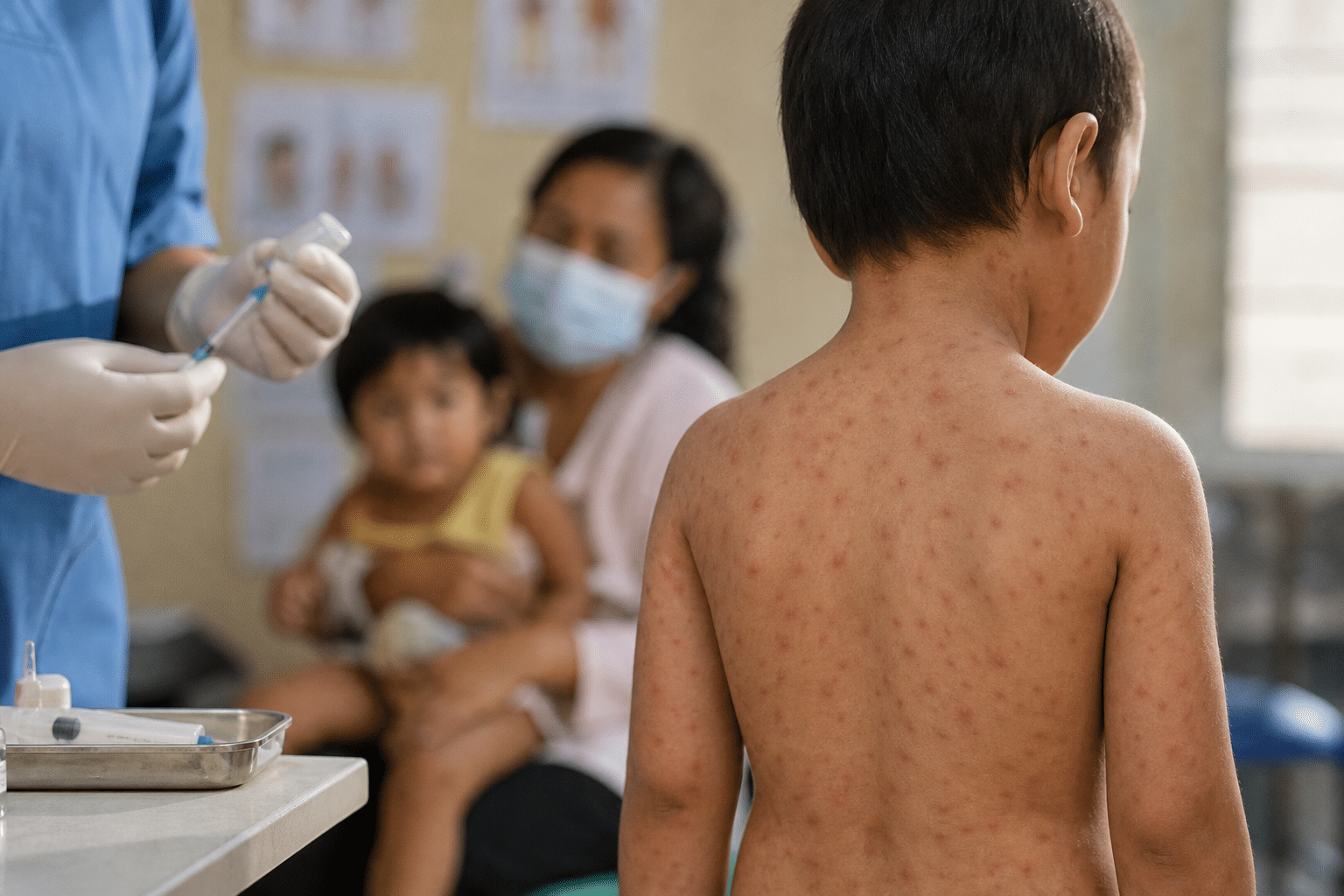 Measles and Diphtheria Cases Raise Health Concerns