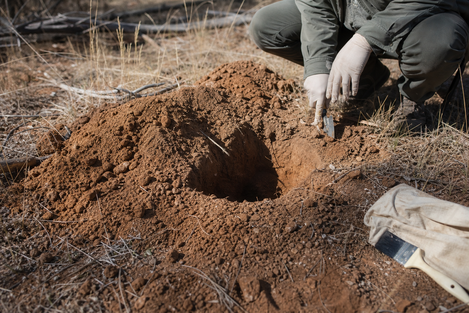 Clay burrows tested for Canberra’s rare earless dragons