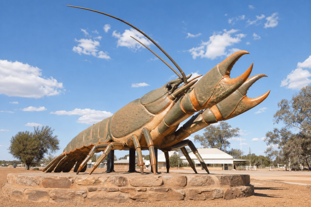 Giant Yabby Statue Unveiled in Windorah