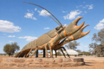 Giant Yabby Statue Unveiled in Windorah