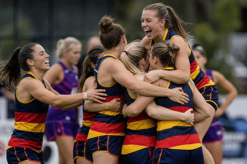 Crows End Suns’ Six-Game AFLW Winning Streak