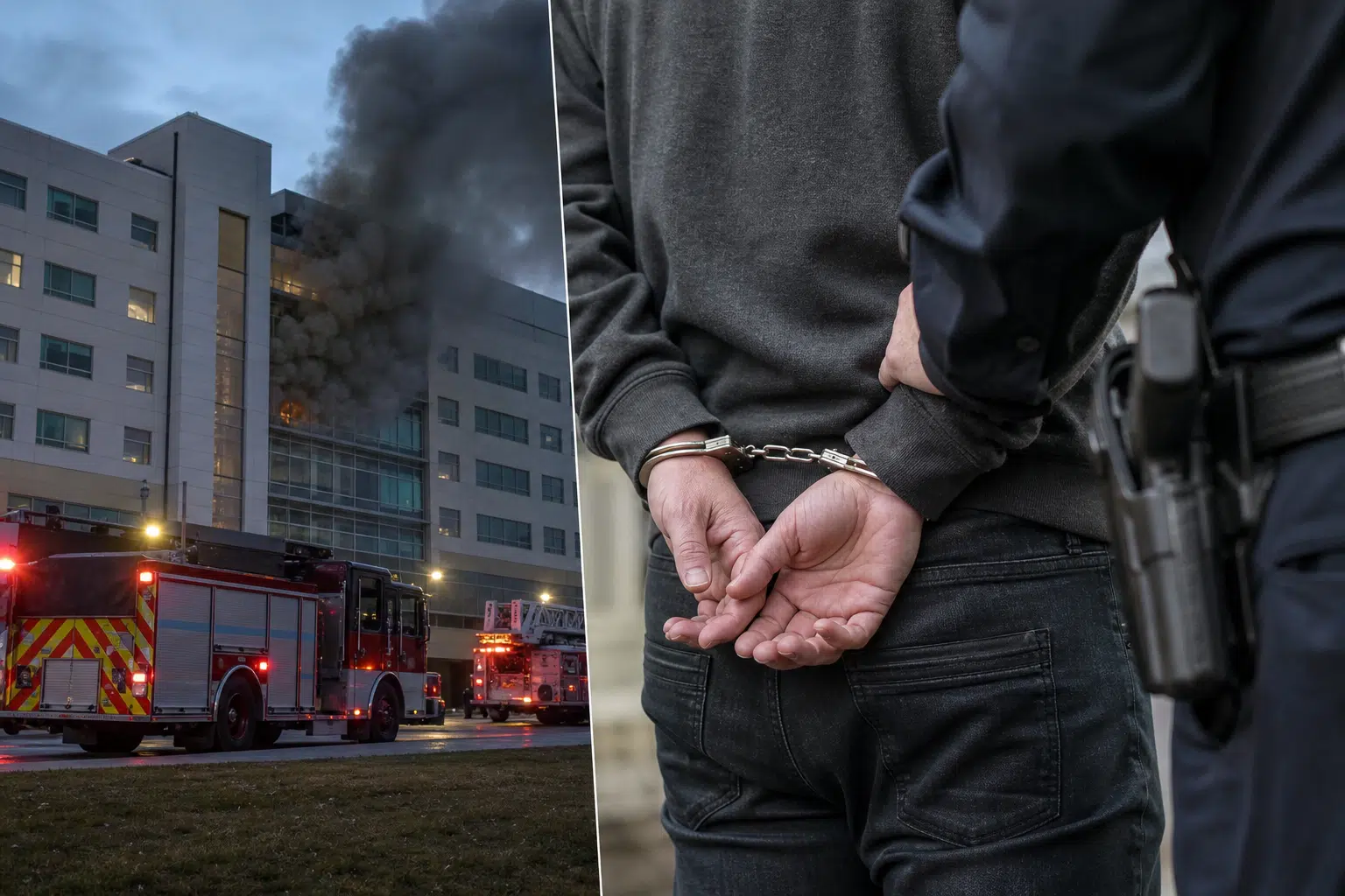 Man Charged After Hospital Fire Allegation