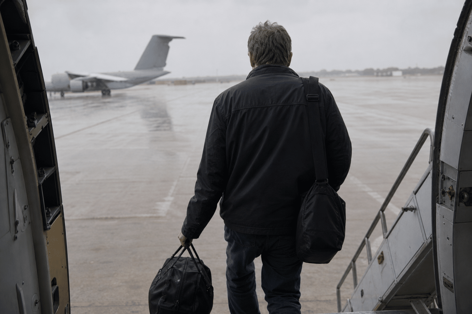 Robert Pether leaves Iraq after five-year ordeal