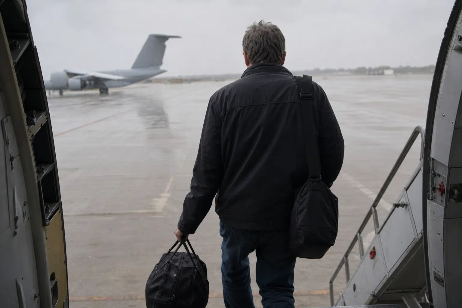 Robert Pether leaves Iraq after five-year ordeal
