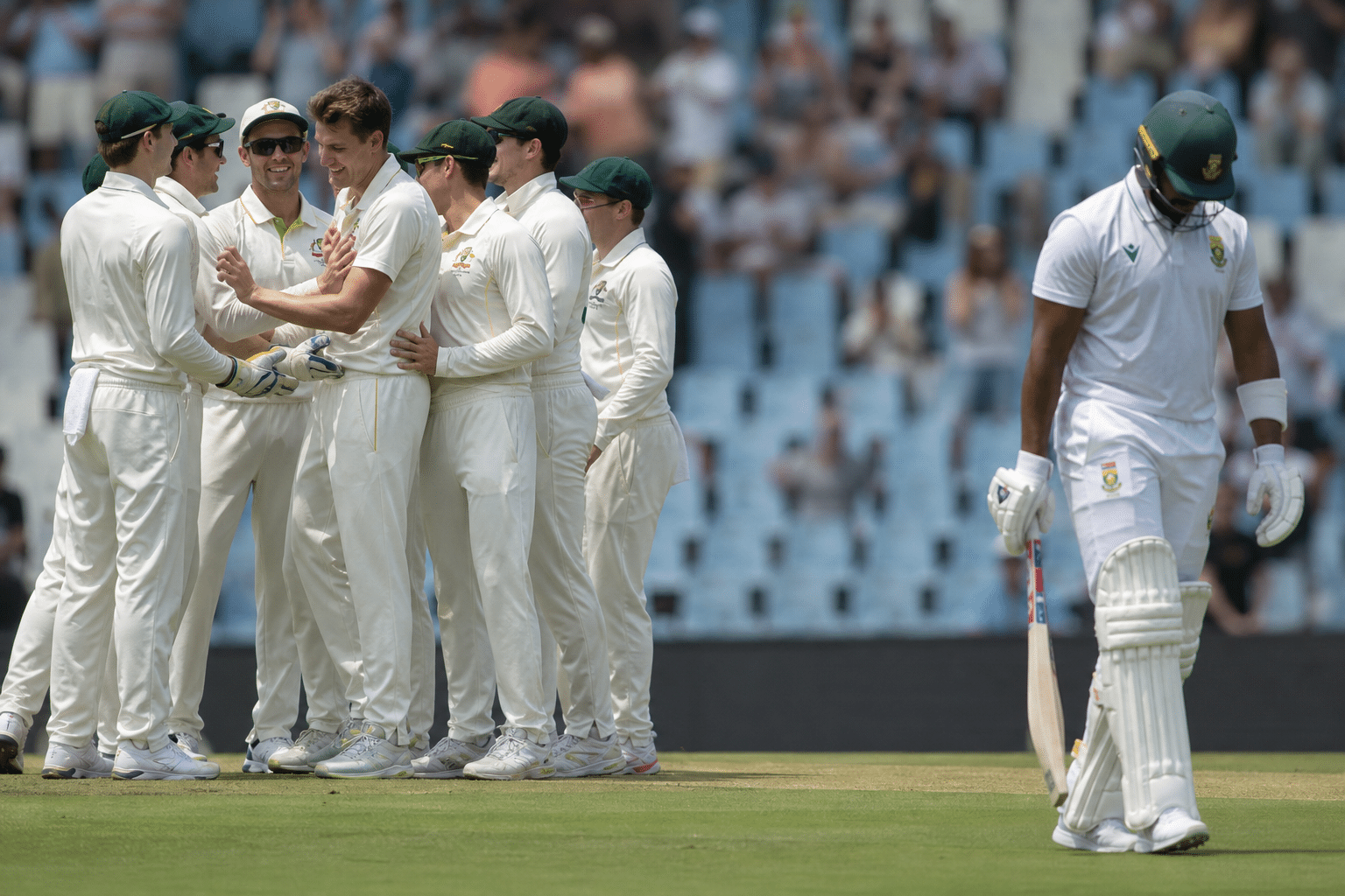 South Africa 2-20 Against Australia in Second Test