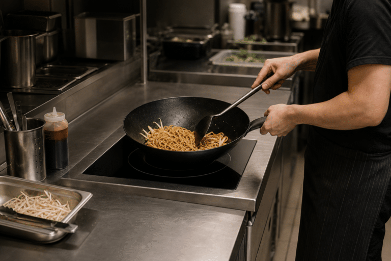 Fremantle Noodle Bar Tests Induction Cooking